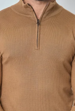 Pull uni en maille