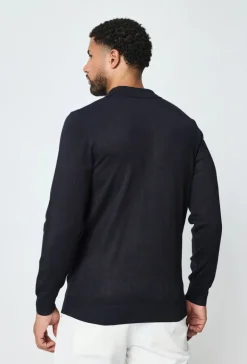 Pull uni en maille