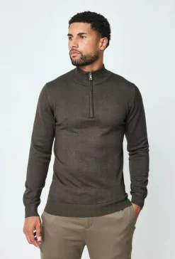 Pull uni en maille