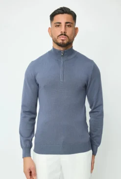 Pull uni en maille