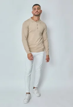 Pull uni en maille