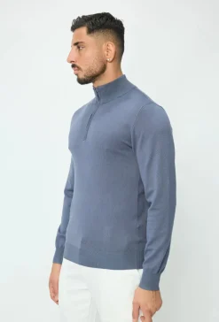 Pull uni en maille