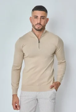 Pull uni en maille