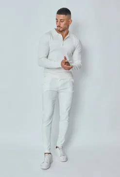 Pull uni en maille
