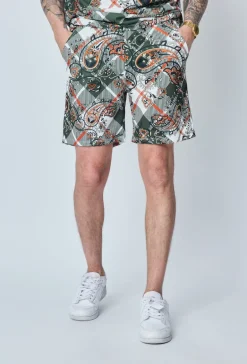 Short à motifs fleuri