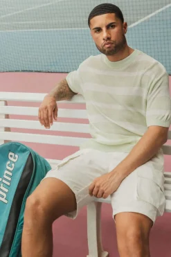 Short cargo droit uni