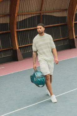 Short cargo droit uni