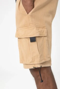 Short cargo toile