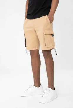 Short cargo toile