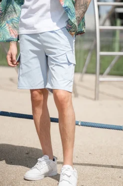 Short cargo toile