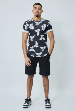 Short cargo toile