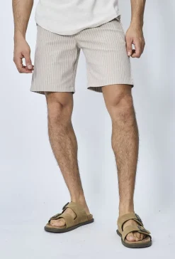 Short chino à carreaux