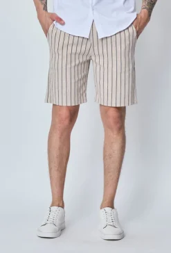 Short chino à carreaux