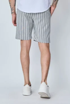 Short chino à carreaux
