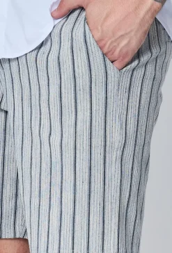 Short chino à carreaux