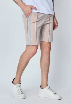 Short chino à carreaux