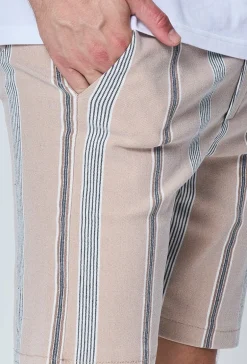 Short chino à carreaux