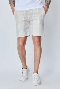 Short chino à carreaux