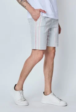 Short chino à carreaux