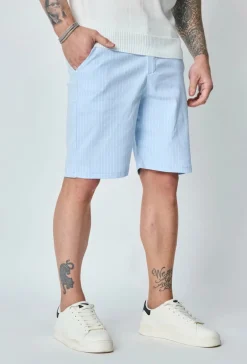 Short chino à carreaux