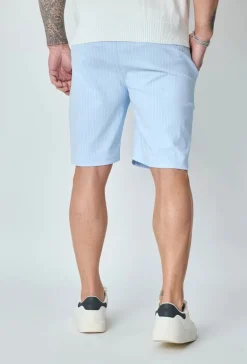 Short chino à carreaux