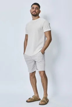 Short chino à carreaux