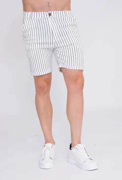 Short chino rayé