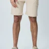 Short chino uni léger stretch et très confortable
