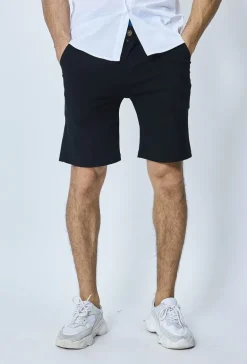 Short chino uni léger stretch et très confortable