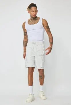 Short décontracté à taille élastique