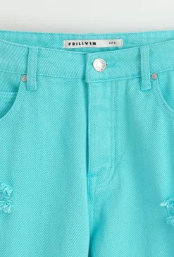 Short en jean décontracté