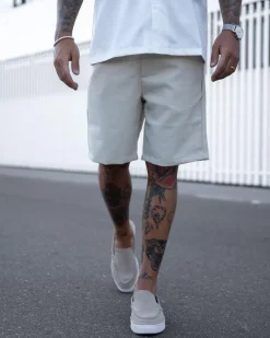 Short habillé toile