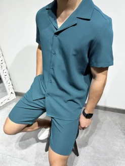 Short habillé toile