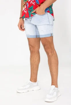 Short jean déchiré