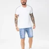 Short jean déchiré