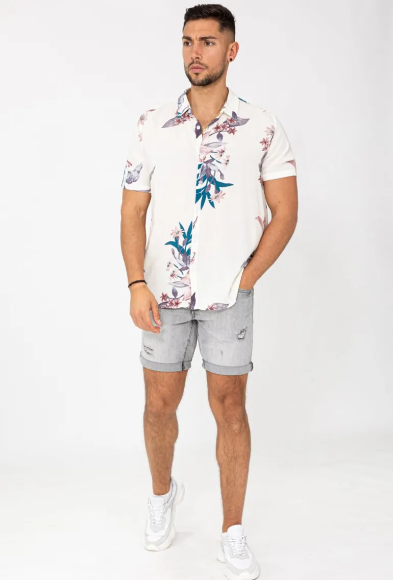 Short jean déchiré