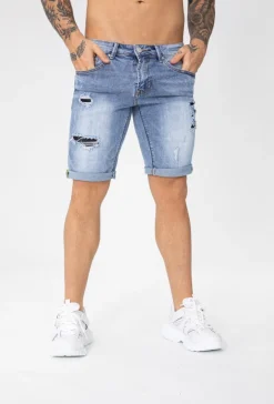 Short jean déchiré