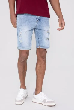 Short jean déchiré
