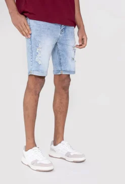 Short jean déchiré