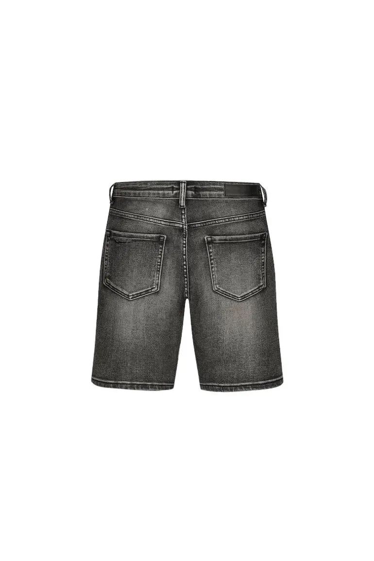 Short jean déchiré légèrement stretch