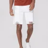 Short jean stretch déchiré