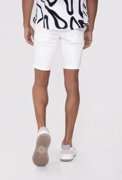 Short jean stretch déchiré