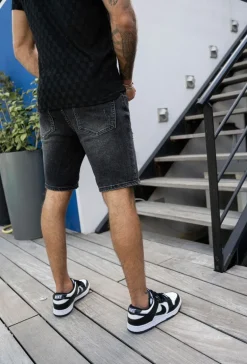 Short jean stretch déchiré