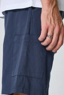 Short léger effet lin