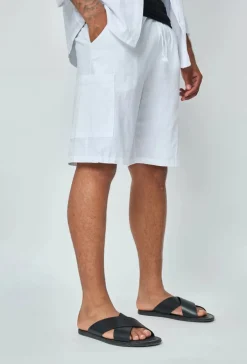 Short léger effet lin