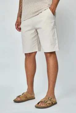 Short léger effet lin