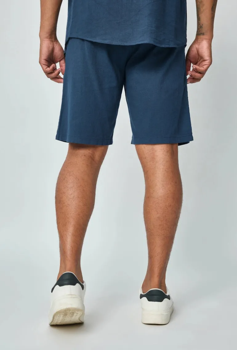 Short léger en viscose effet lin