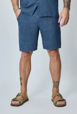 Short léger toile style lin