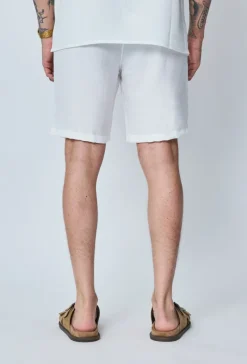 Short léger toile style lin