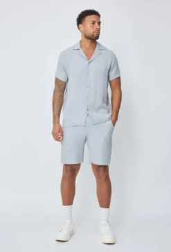 Short léger toile style lin